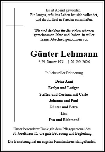 Günter Lehmann