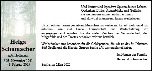 Helga Schumacher