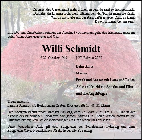 Willi Schmidt