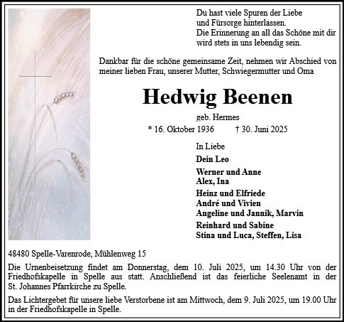 Hedwig Beenen