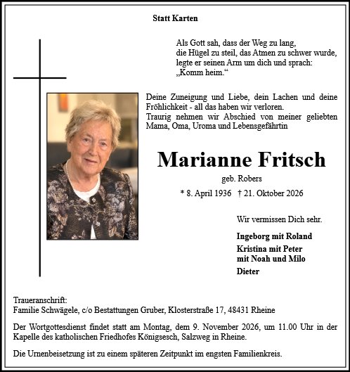 Marianne Fritsch