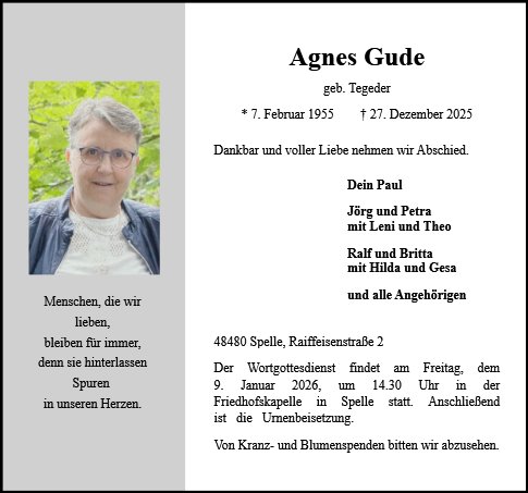 Agnes Gude