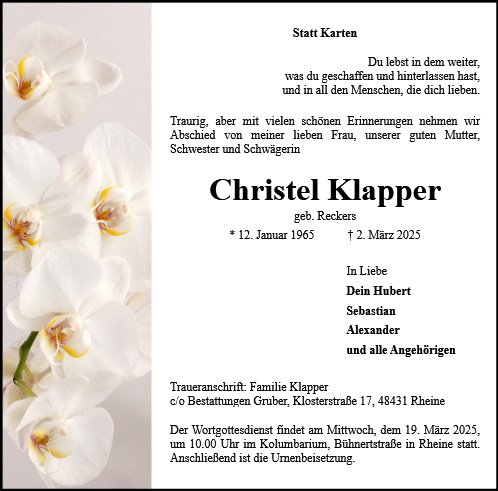Christel Klapper