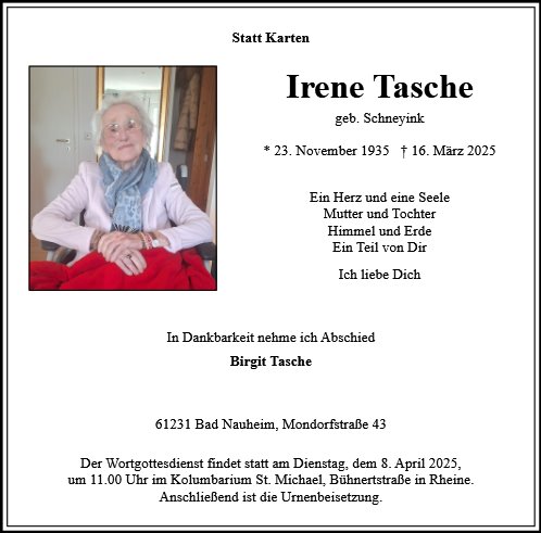 Irene Tasche