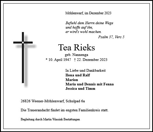 Tea Rieks