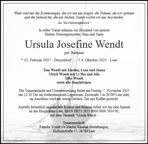 Ursula Wendt