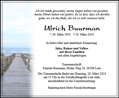 Ulrich Buurman