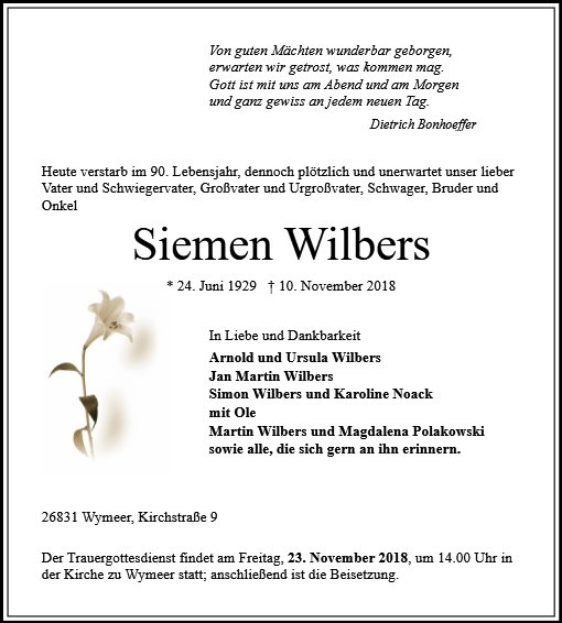 Siemen Wilbers