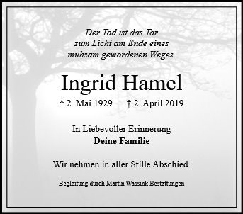 Ingrid Hamel