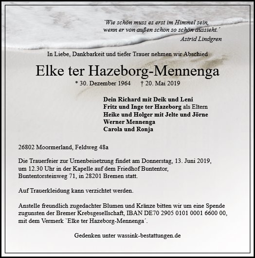 Elke ter Hazeborg-Mennenga