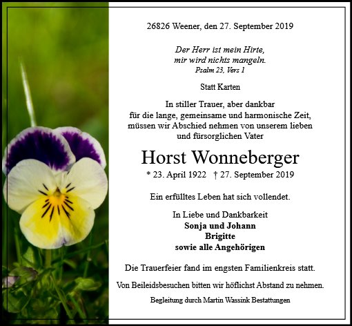 Horst Wonneberger
