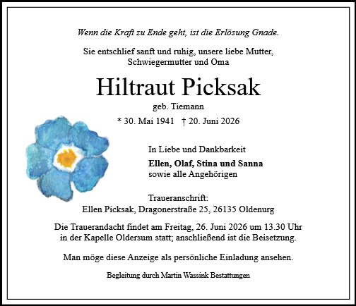 Hiltraut Picksak