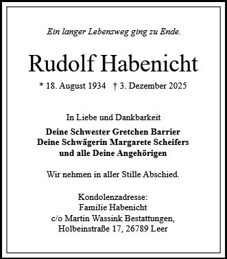 Rudolf Habenicht