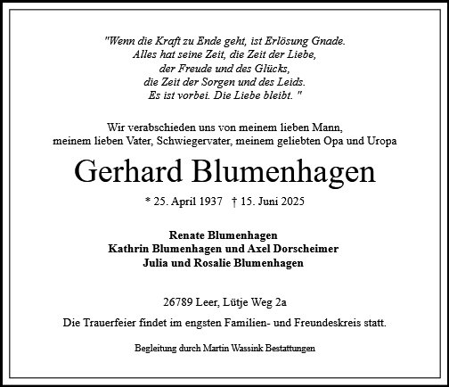 Gerhard Blumenhagen