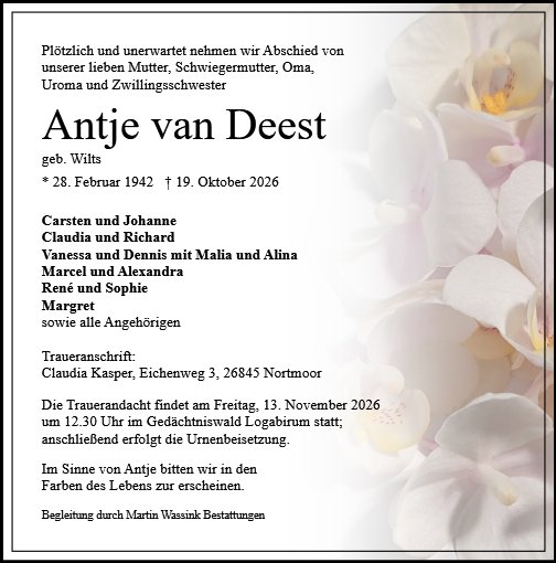 Antje van Deest