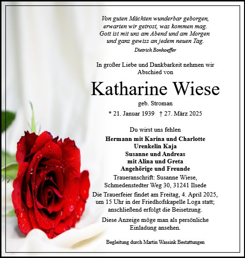 Katharine Wiese