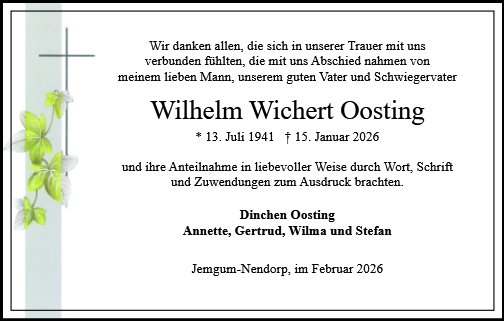 Wilhelm Oosting