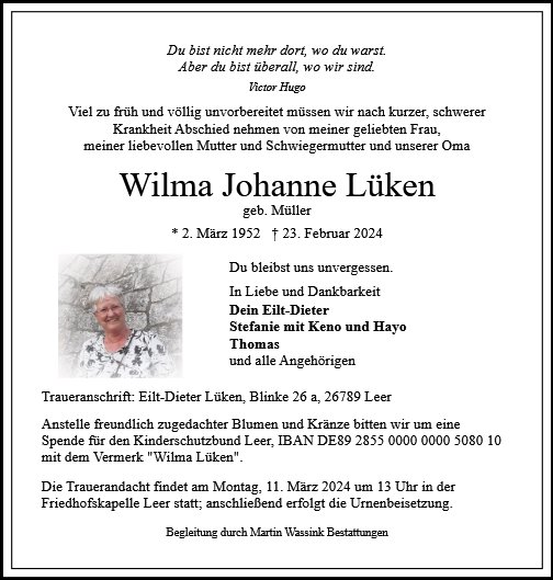 Wilma Lüken