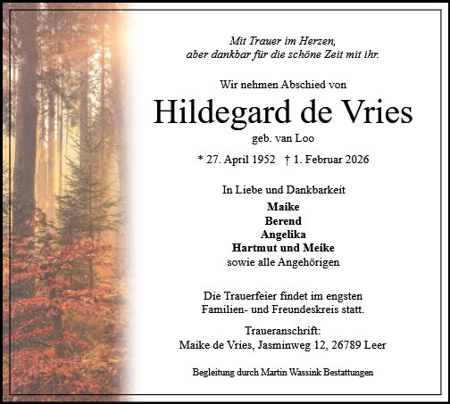 Hildegard de Vries