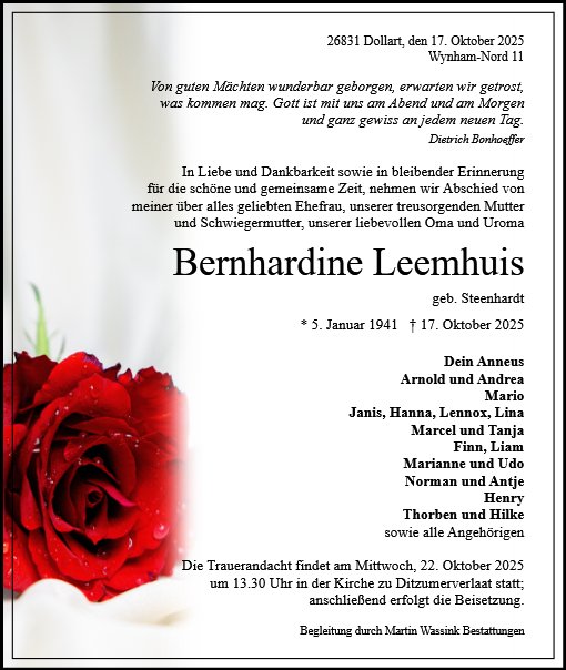 Bernhardine Leemhuis
