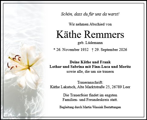 Käthe Remmers