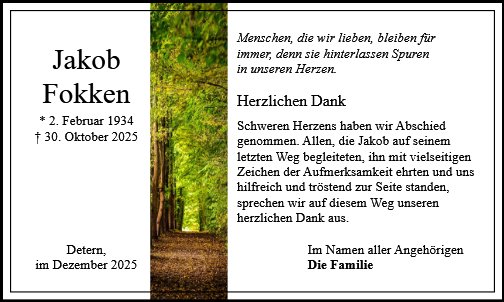 Jakob Fokken