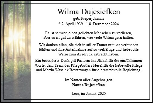 Wilma Dujesiefken