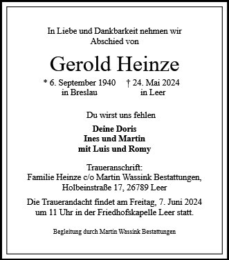 Gerold Heinze