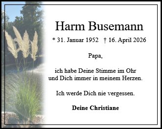 Harm Busemann