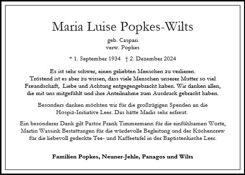 Maria Luise Popkes-Wilts