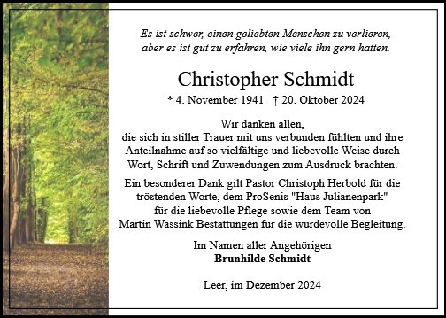 Christopher Schmidt