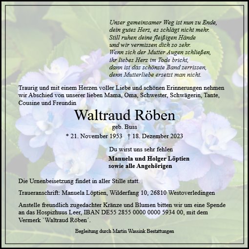 Waltraud Röben