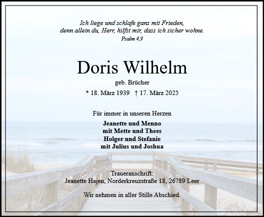 Doris Wilhelm