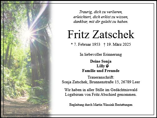 Fritz Zatschek