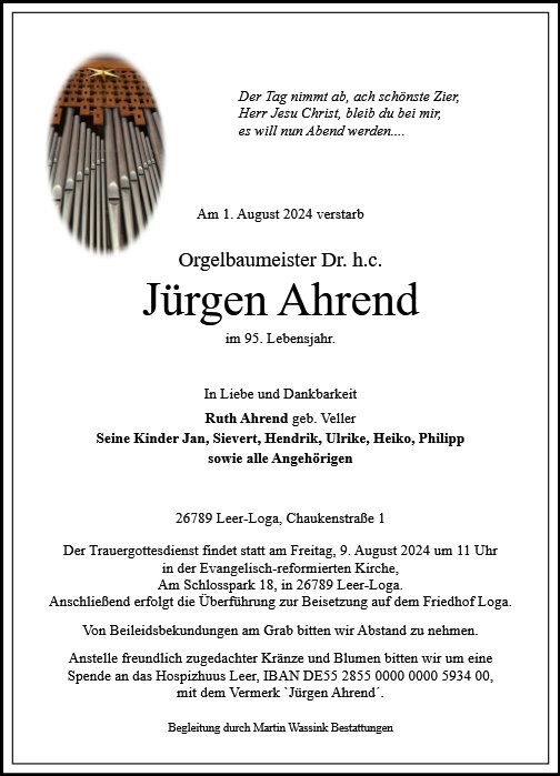 Jürgen Ahrend