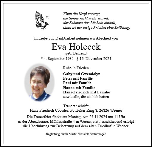 Eva Maria Holecek