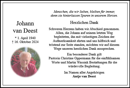 Johann van Deest