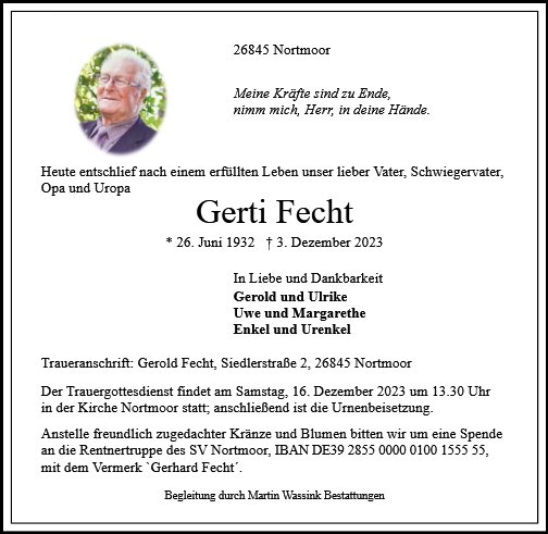 Gerhard Fecht
