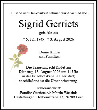 Sigrid Gerriets