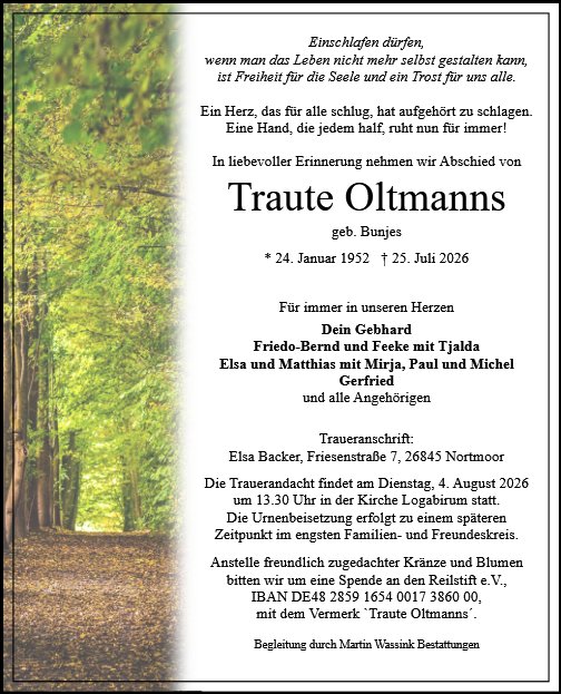 Traute Oltmanns