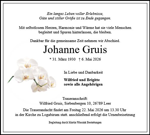 Johanne Gruis