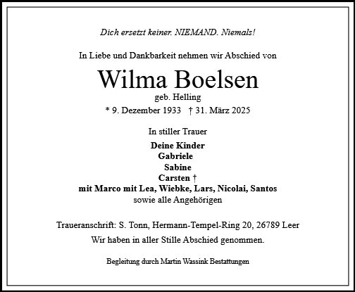 Wilma Boelsen