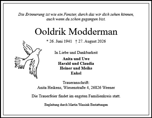 Ooldrik Modderman