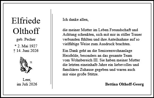 Elfriede Olthoff