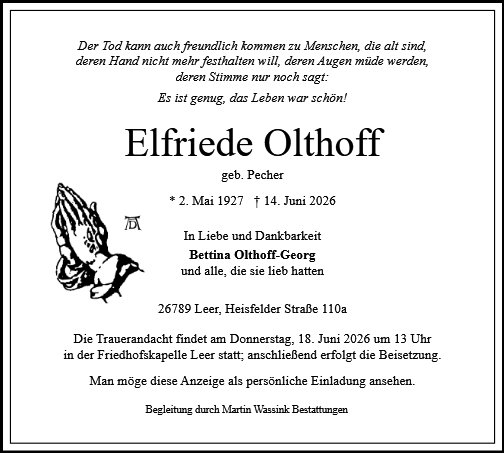 Elfriede Olthoff