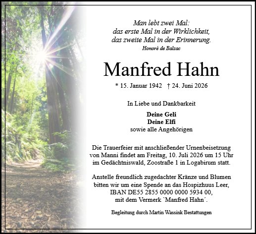 Manfred Hahn