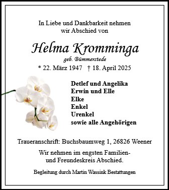 Helma Kromminga