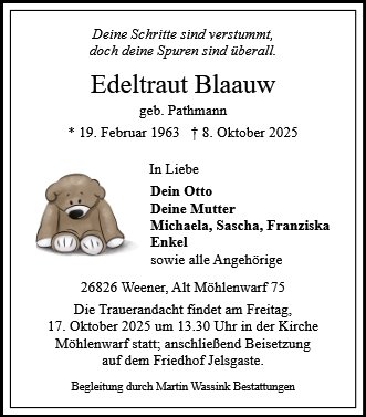 Edeltraut Blaauw
