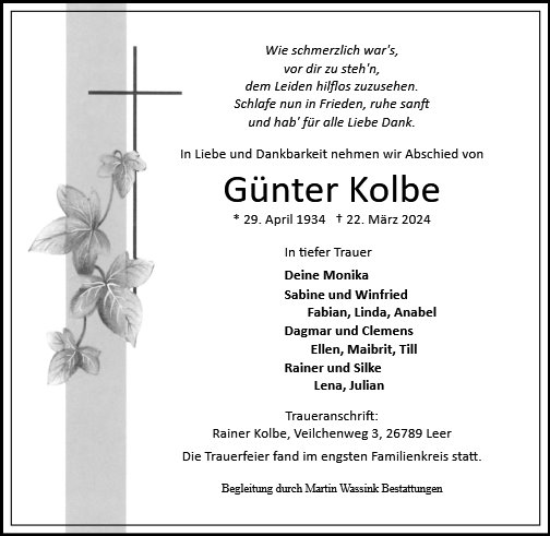 Günter Kolbe