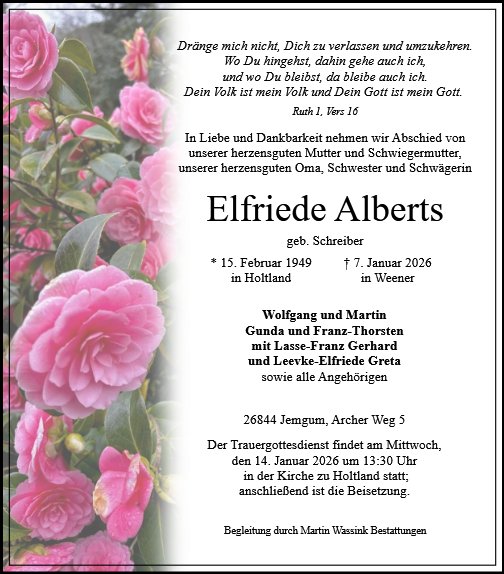 Elfriede Alberts